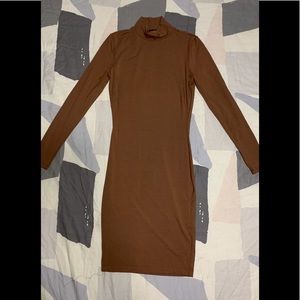 Turtle neck dress, very warm!